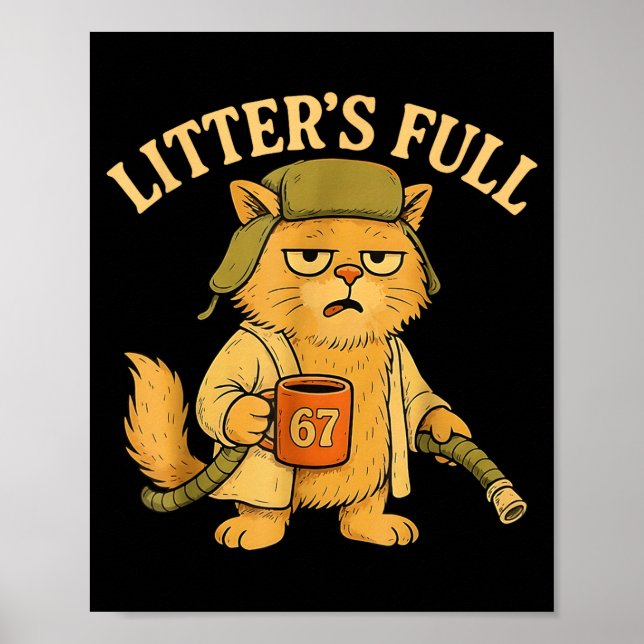 Poster Paródia de Gato Completa da Ninhada Engraçada 67 S (Frente)