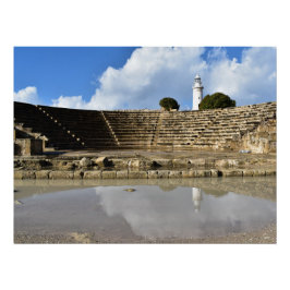 Póster Parque Arqueológico, sítio da UNESCO, Paphos, Chip