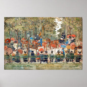Poster Parque Central Maurice Prendergast