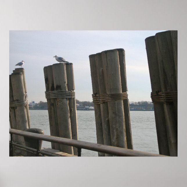 Póster Parque da Bateria - Nova Iorque (Frente)