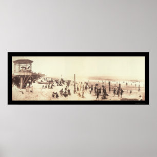 Póster Parque de Asbury, foto 1902 de NJ