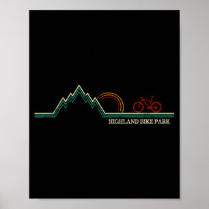 Poster Parque de Bicicleta Highland New Hampshire Mountai