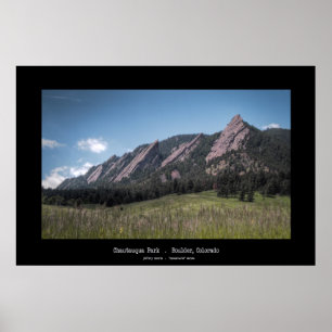 Póster Parque de Chautauqua - Boulder, Colorado