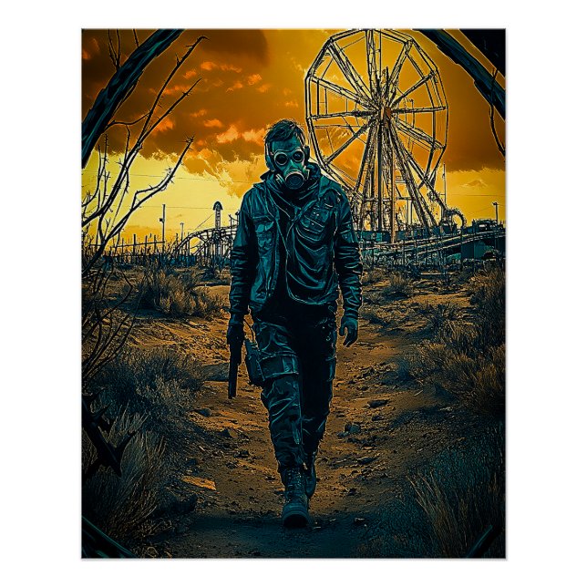 Póster Parque de diversões (Frente)