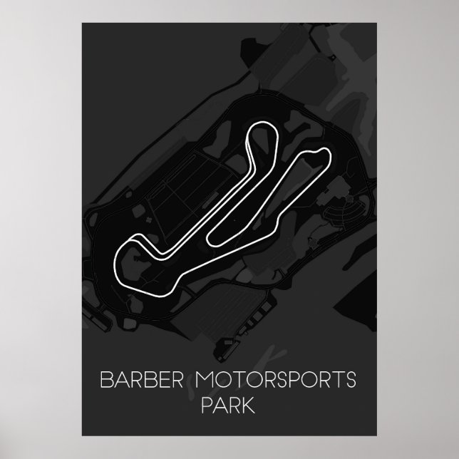 Poster Parque de Motoesportes Barber (Frente)