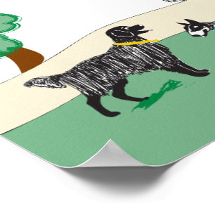 Póster Parque do cão