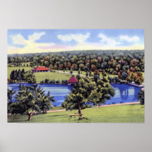 Poster Parque do monte verde de Worcester Massachusetts