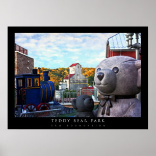 Póster Parque do urso de ursinho
