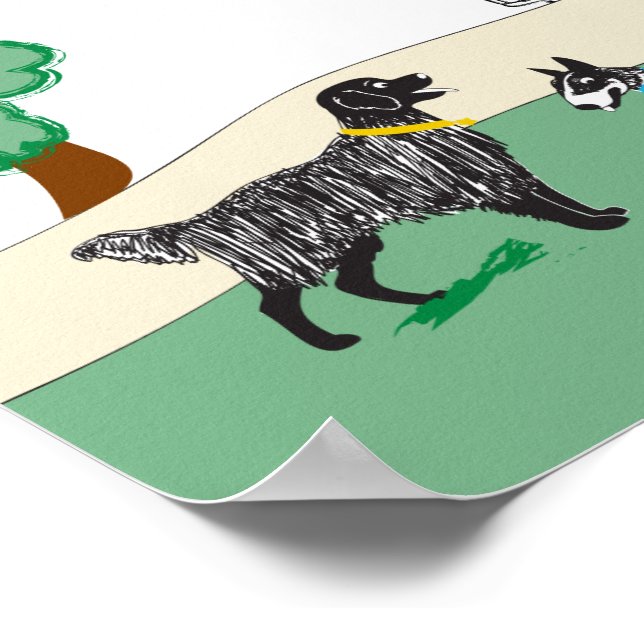 Póster Parque dos Cachorros (Borda)