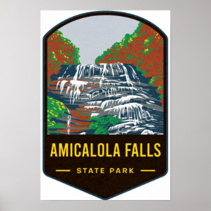 Poster Parque Estadual Amicalola Falls