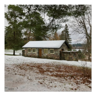 Póster Parque Estadual Bewabic, Crystal Falls, Poster MI