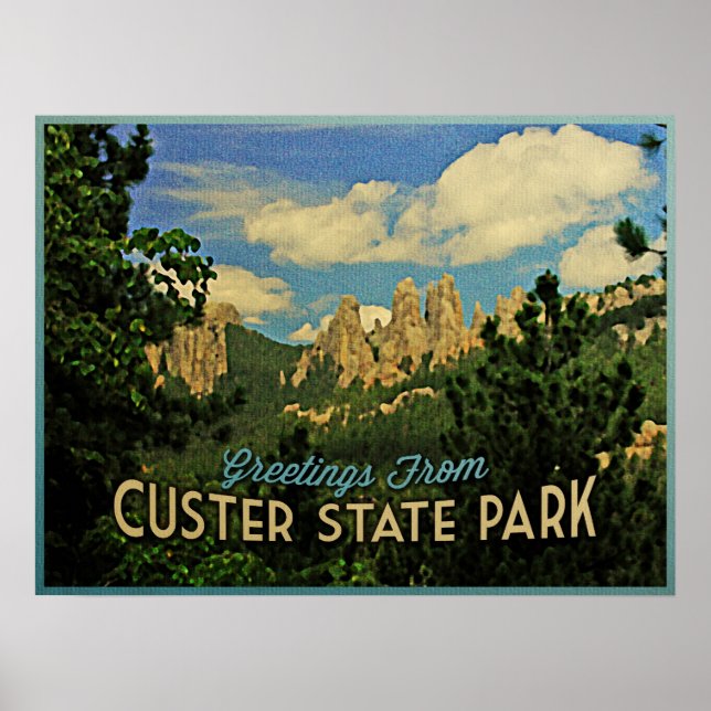 Poster Parque Estadual Custer (Frente)