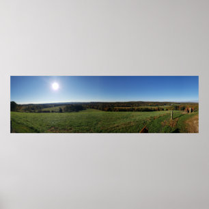 Poster Parque Estadual da Fazenda Malabar visto de Monte
