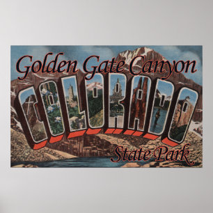 Poster Parque estadual da garganta do Golden Gate,