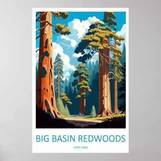Poster Parque Estadual de Big Basin Redwoods 1