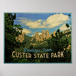 Poster Parque estadual de Custer