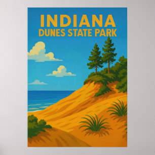 Poster Parque Estadual de Indiana Dunes V01