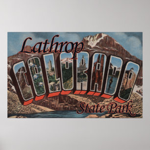 Póster Parque estadual de Lathrop, Colorado