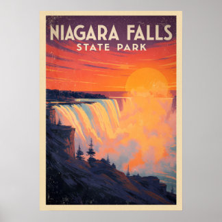 Poster Parque Estadual de Niagara Falls V02