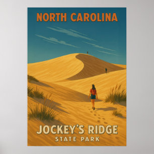 Poster Parque Estadual de Ridge, V01, de North Carolina J