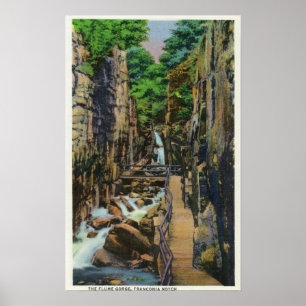 Póster Parque estadual do entalhe de Franconia