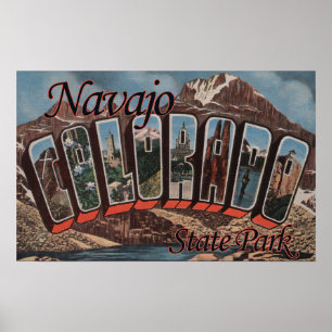 Póster Parque estadual do Navajo, Colorado - grande cena