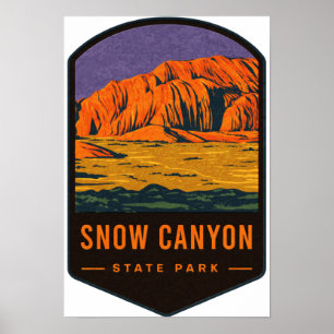 Poster Parque Estadual do Snow Canyon