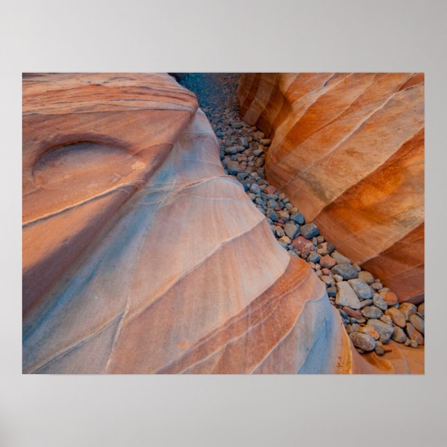 Poster Parque Estadual Vale do Fogo Red Rock Nevada (Frente)