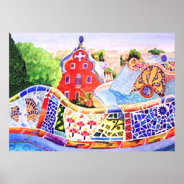 Poster Parque Gaudi. (Frente)