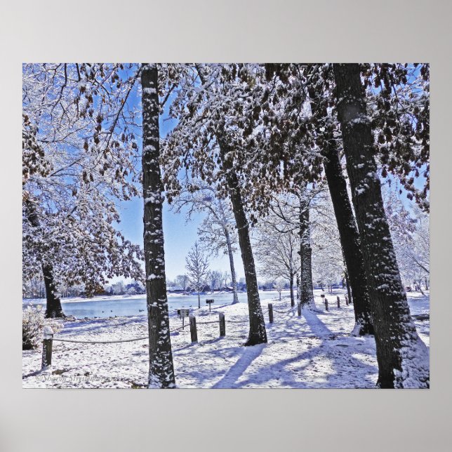 PÓSTER "PARQUE MAIS VELHO NA NEVE" (Frente)