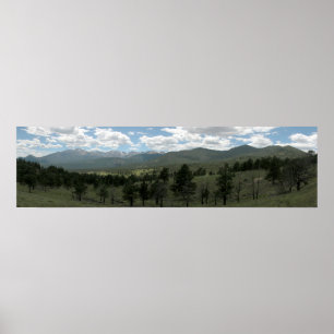 Póster Parque nacional 1 panorâmico de montanha rochosa