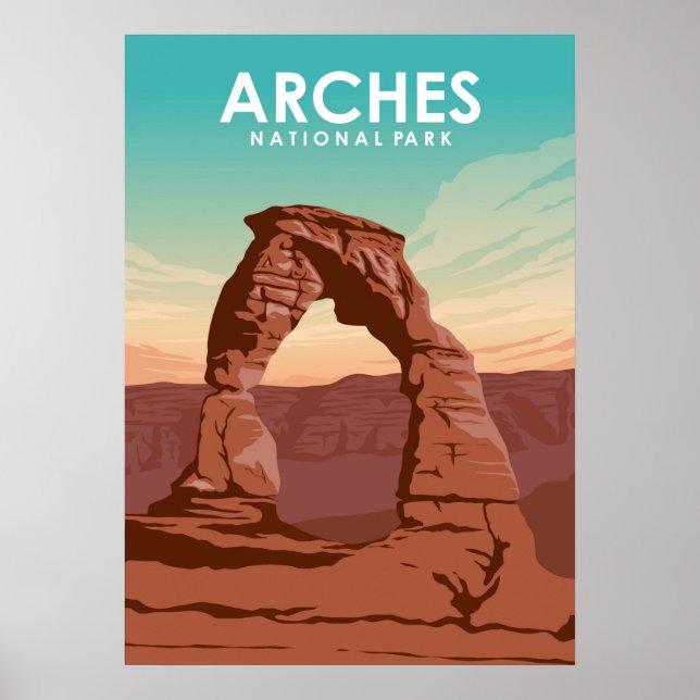 Poster Parque Nacional Arches (Frente)