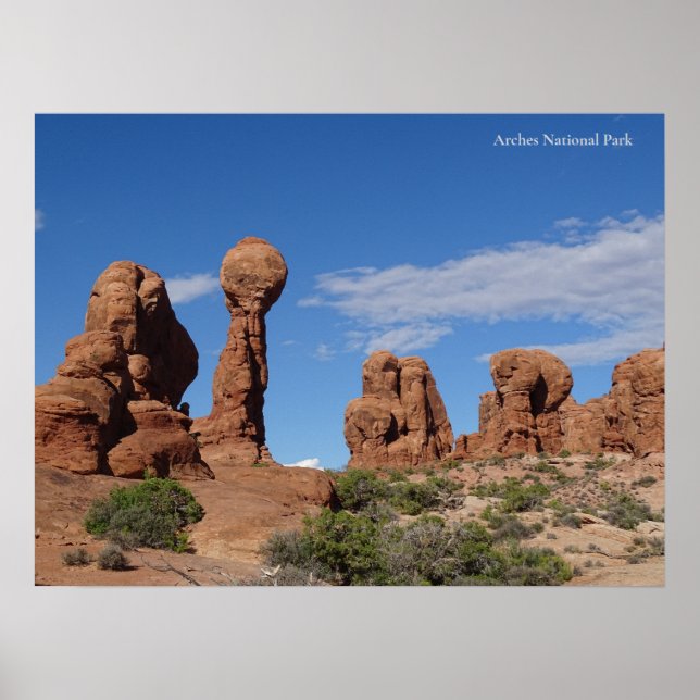 Poster Parque Nacional Arches (Frente)