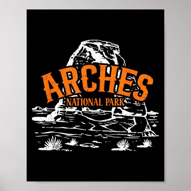 Poster parque nacional arches arco delicado utah robusto (Frente)