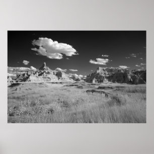 Póster Parque Nacional Badlands