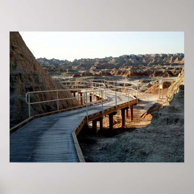 Poster Parque Nacional Badlands Boardwalk (Frente)