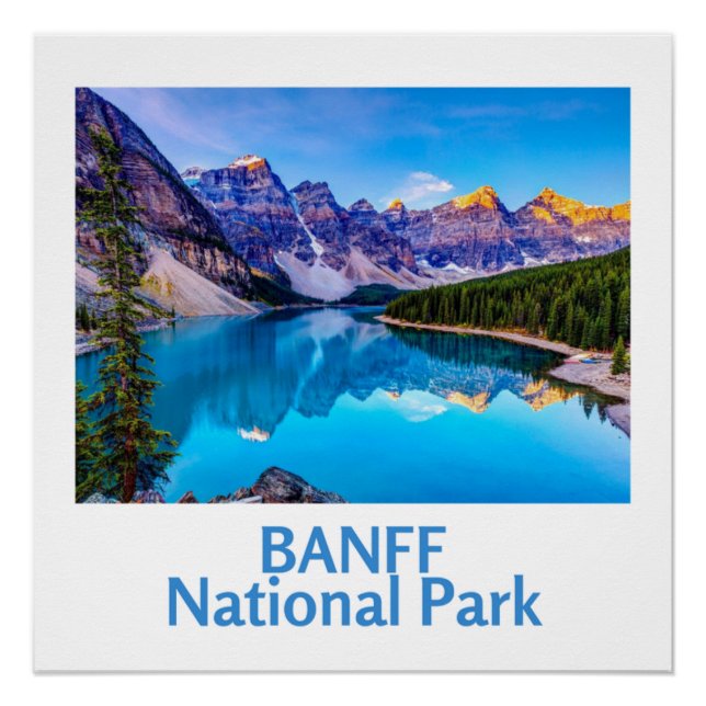 Póster Parque Nacional Banff (Frente)