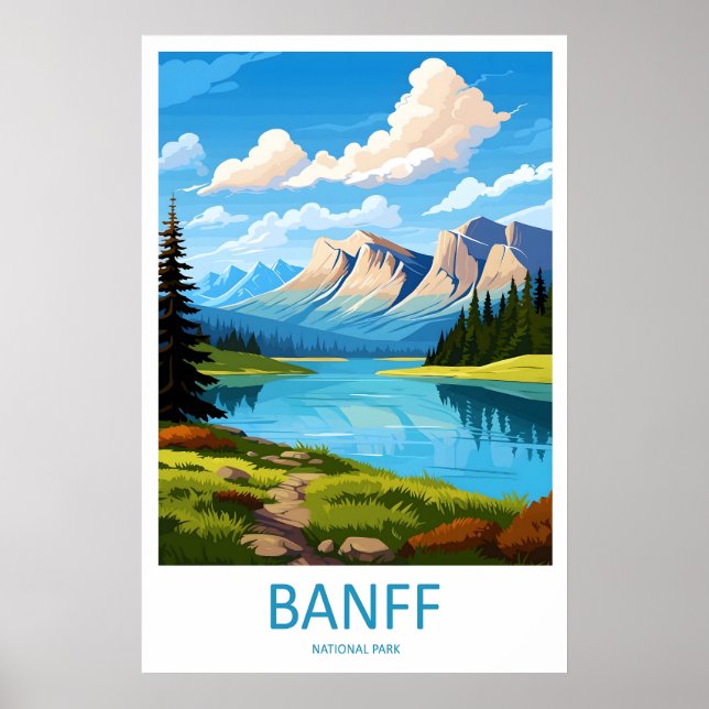 Poster Parque Nacional Banff 1 (Frente)