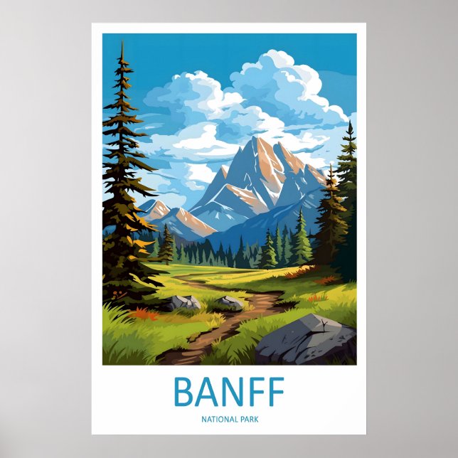 Poster Parque Nacional Banff 2 (Frente)