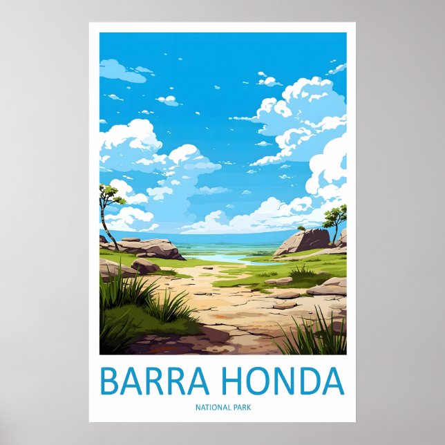 Poster Parque Nacional Barra Honda 1 (Frente)