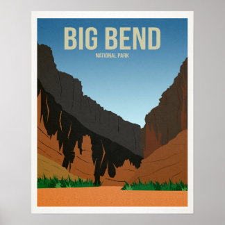 Poster Parque Nacional Big Bend