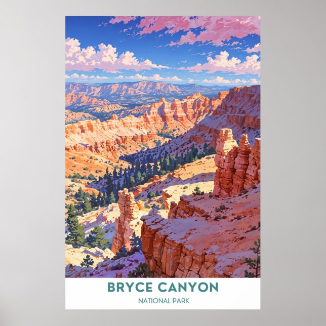 Poster Parque Nacional Bryce Canyon (Frente)