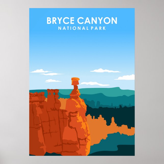 Poster Parque Nacional Bryce Canyon (Frente)