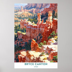 Poster Parque Nacional Bryce Canyon, Utah
