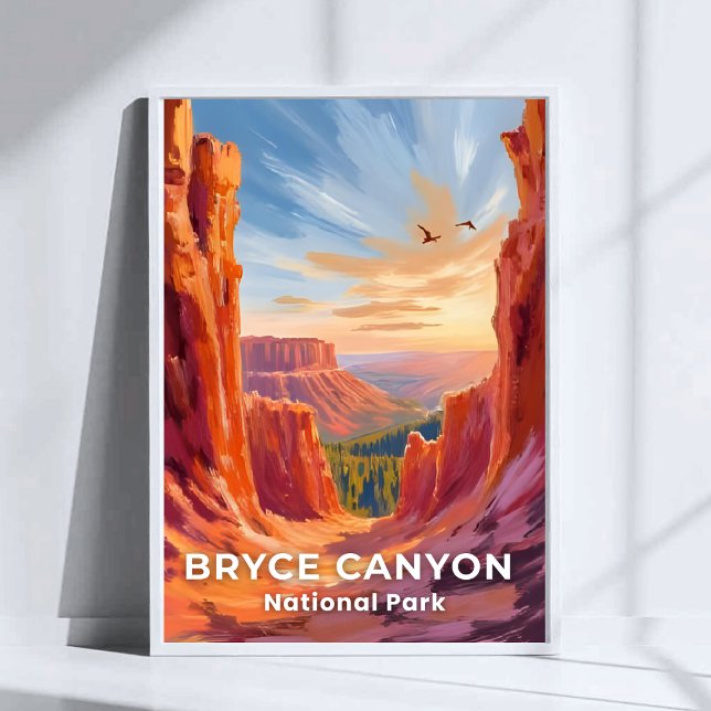 Poster Parque Nacional Bryce Canyon | Viagem por Utah (Criador carregado)