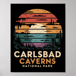 Poster Parque Nacional Carlsbad Caverns Novo México Camin