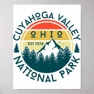 Poster Parque Nacional Cuyahoga Valley Ohio Caminhada Nat