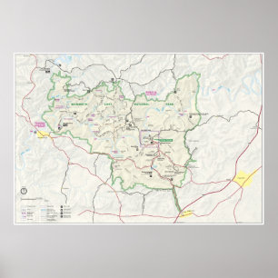 Póster Parque nacional da caverna gigantesca