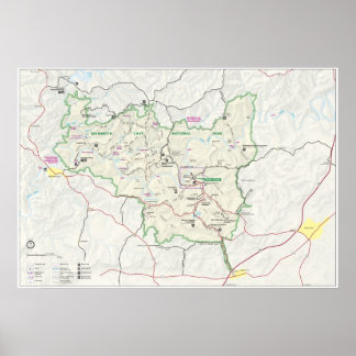 Póster Parque Nacional da Caverna Mammoth