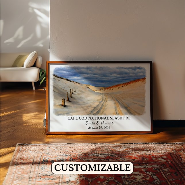 Poster Parque Nacional da Costa de Cape Cod Massachusetts (Criador carregado)